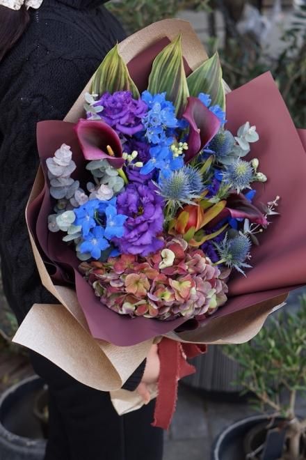 大人カッコイイスタイリッシュな花束 名古屋の花屋ゴールデンチャイルドガーデン 大人カッコイイスタイリッシュな花束 名古屋の花屋ゴールデンチャイルドガーデン