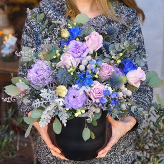 <img class='new_mark_img1' src='https://img.shop-pro.jp/img/new/icons14.gif' style='border:none;display:inline;margin:0px;padding:0px;width:auto;' />Flower Arrange-7　(ラベンダームーン)