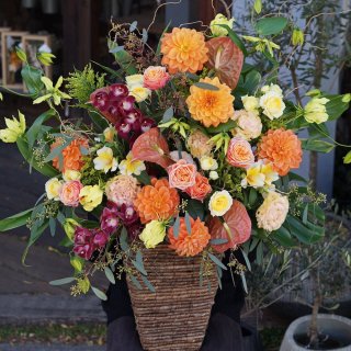 <img class='new_mark_img1' src='https://img.shop-pro.jp/img/new/icons14.gif' style='border:none;display:inline;margin:0px;padding:0px;width:auto;' />Flower Arrange-12　(スターライトオレンジ)