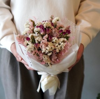 bouquet - pink  white -