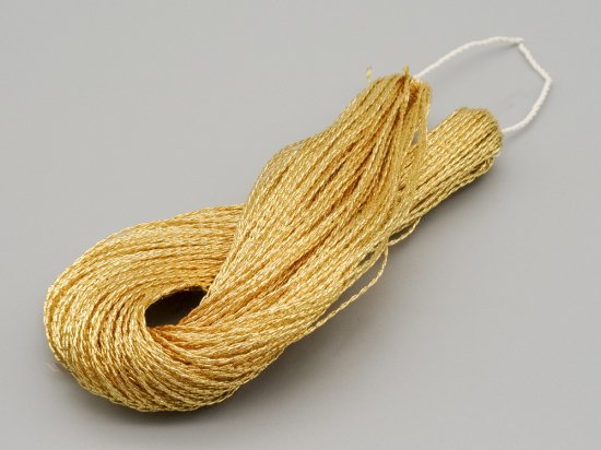 純金8掛撚金糸 - 日本刺繍糸の工房げし
