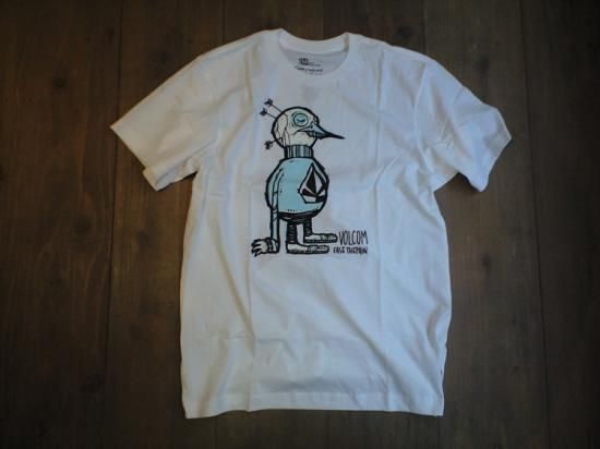 VOLCOM MICHAEL SIEBEN S/S TEE WHT M 4410yen。 - A STORE