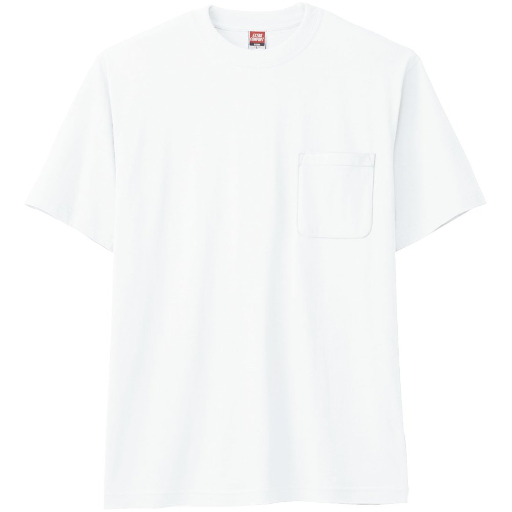 SOWA-0001 半袖Tｼｬﾂ(胸ﾎﾟｹｯﾄ付き) - 100円Tシャツ無地ロビン