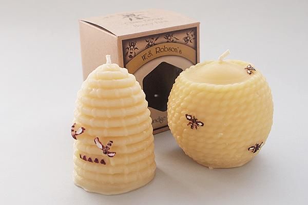 みつろうキャンドル 大245g はち5匹 箱入り - Chain Bridge