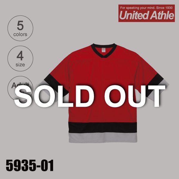 「5935-01　4.1オンス　ドライホッケーTシャツ（S〜XL）【完売】」の画像（United Athle.net）