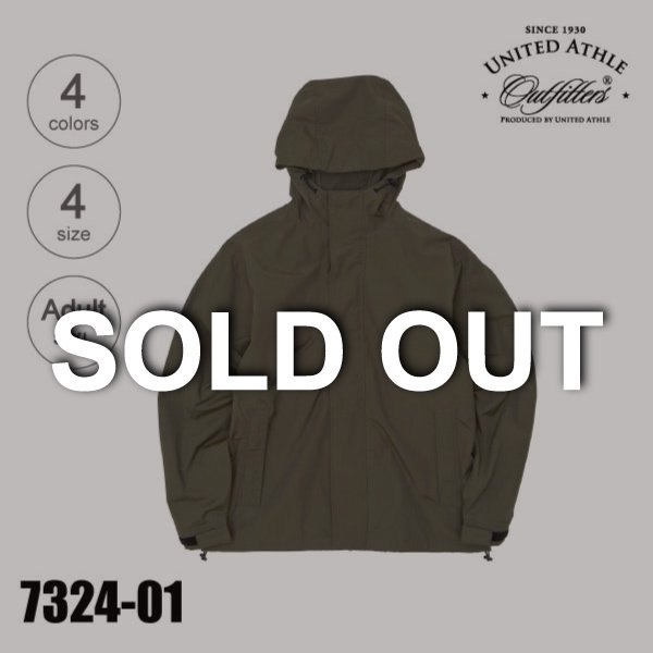 7324-01　C/Nフルジップパーカ（一重）（S〜XL）【完売】★United Athle Outfitters（ユナイテッドアスレ アウトフィッターズ）
