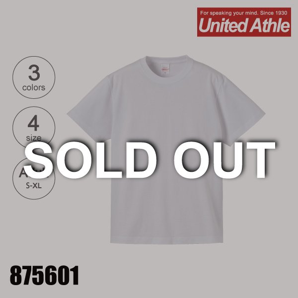 「8756-01　6.2オンス無地Tシャツ（S〜XL）★ユナイテッドアスレ（United Athle）★現品限りのご奉仕品」の画像（United Athle.net）