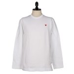 PLAY COMME des GARCONS<br>プレイ コムデギャルソン<br>LONG SLEEVE T-SHIRTS SMALL RED HEART 12