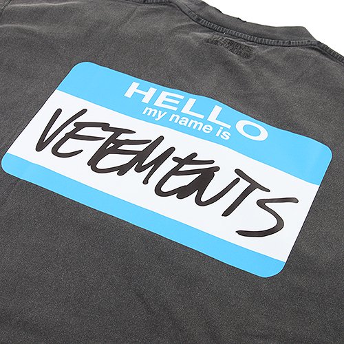 VETEMENTS ヴェトモン MY NAME ISVETEMENTS 白 | tspea.org