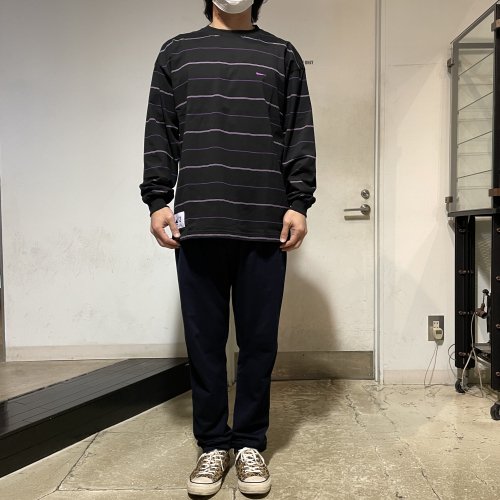 午前12時前のご注文は当日発送 HORIZONTAL MULTI STRIPE LS | tatihome.com