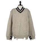 <img class='new_mark_img1' src='https://img.shop-pro.jp/img/new/icons20.gif' style='border:none;display:inline;margin:0px;padding:0px;width:auto;' />THE END<br> <br>OVERSIZED TENNIS SWEATER 12