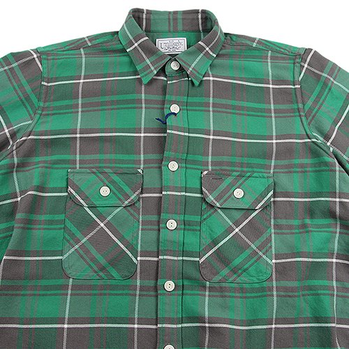 UnlikelyアンライクリーUnlikely Elbow Patch Flannel Work Shirts 02 ...