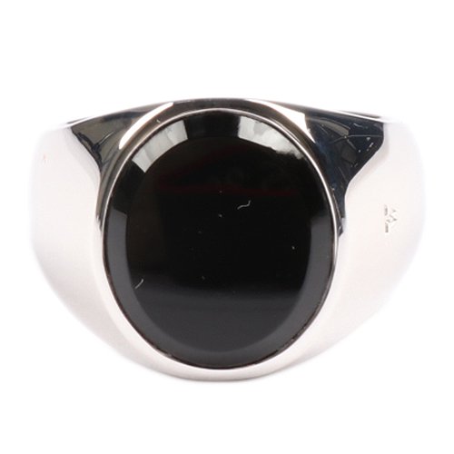 TOMWOOD トムウッド Oval Polished Black Onyx(M)