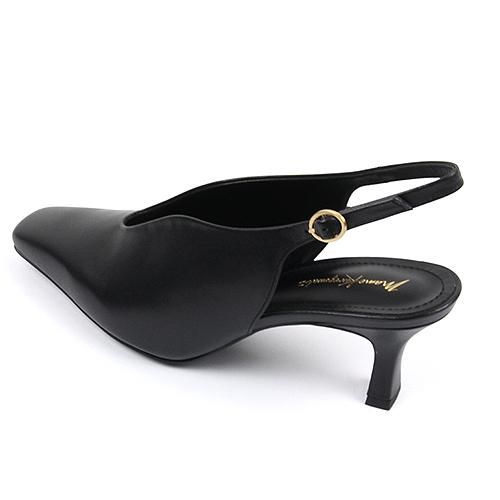 【Mame Kurogouchi】Curved Line Sling Back Heels Mame Kurogouchi Curved Line Sling Back Heels - Altamira