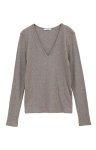 CLANE<br><br>V NECK COMPACT TOPS 04