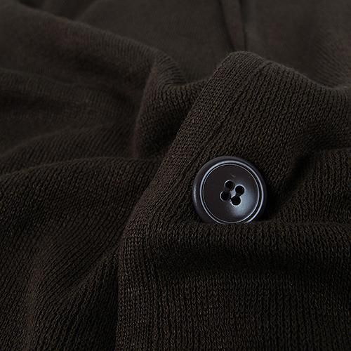 LARDINI ラルディーニ リネンコットンノーカラーニットジャケット LARDINI ラルディーニ リネンコットンノーカラーニットジャケット