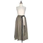 HYKE<br>ϥ<br>RIP-STOP WRAP SKIRT(BE) 04
