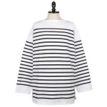 ORCIVAL<br>Х<br>WIDE BODY BOAT NECK LONG SLEEVE PULLOVER 02