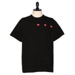 <img class='new_mark_img1' src='https://img.shop-pro.jp/img/new/icons1.gif' style='border:none;display:inline;margin:0px;padding:0px;width:auto;' />PLAY COMME des GARCONS<br>ץ쥤 ǥ륽<br>HORIZONTAL 3 HEART
SHORT SLEEVE T-SHIRT 12