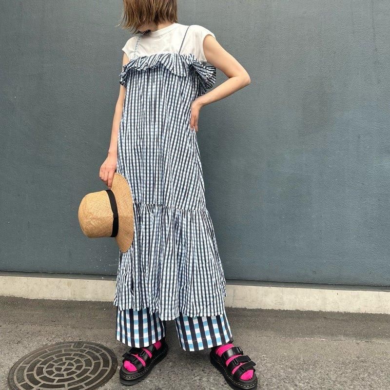 SZ Blockprints,エスゼット ブロックプリント,CICI DRESS ティアード