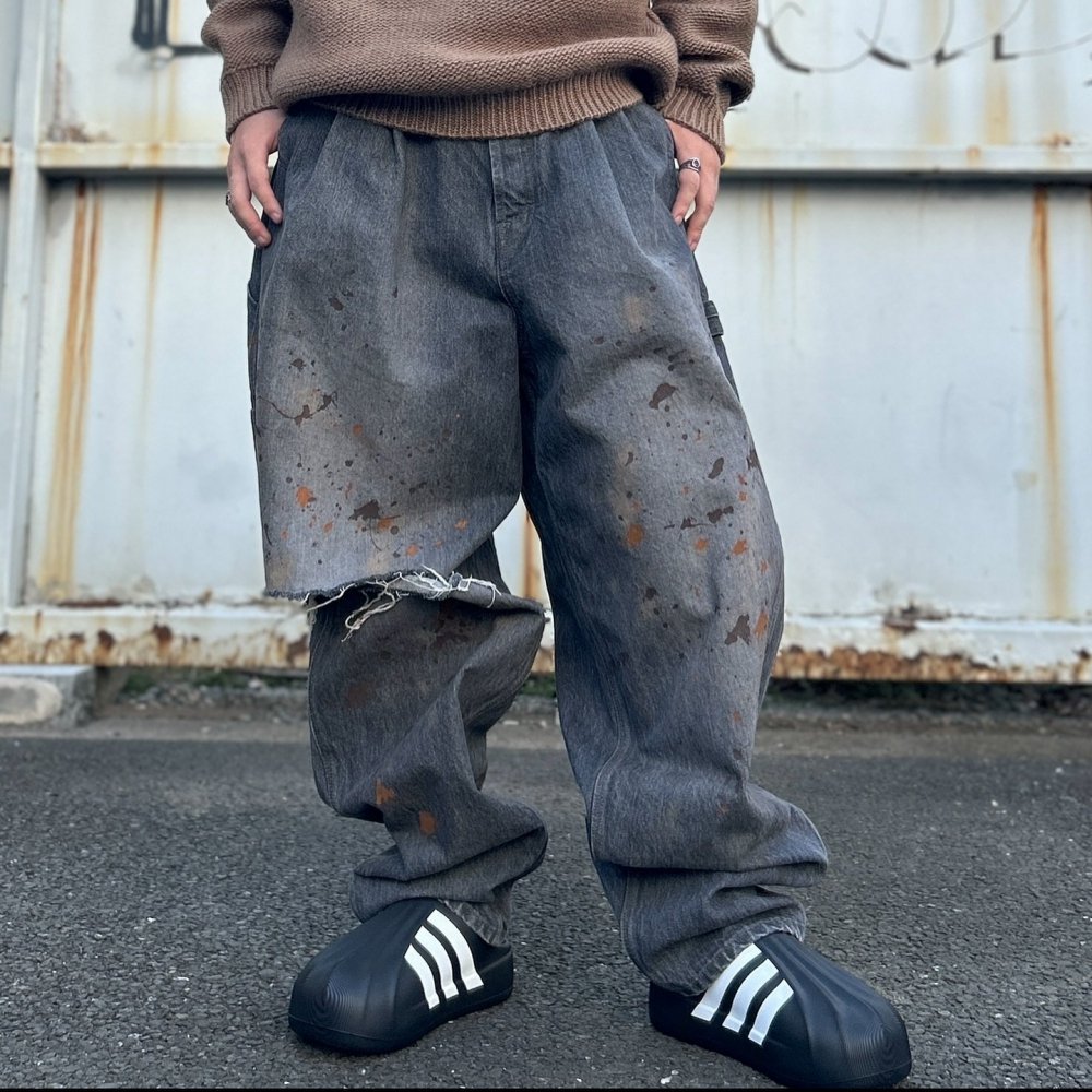 doublet ダブレット DENIM PAINTER PANTS 12