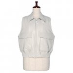 HYKE<br>ϥ<br>FAUX LEATHER VEST  04