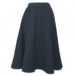 RITA<br>꥿<br>TWILL JEARSEY TACK FLARE SKIRT 01