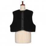 HYKE<br>ϥ<br>FAUX SHEARLING VEST  04