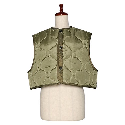 HYKE,ハイク,QUILTED CROPPED VEST