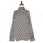 HYKE<br>ϥ<br>STRIPE HAMMER SATIN RIBBON BLOUSE 04