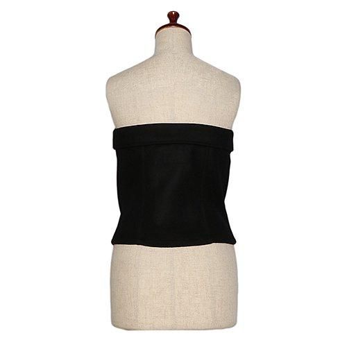 HYKE / WOOL STRAPLESS TOP