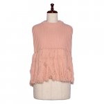 HYKE<br>ϥ<br>WOOL RIBBED SWEATER TOP WITH FRINGE 04