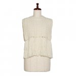 HYKE<br>ϥ<br>WAFFLE-KNIT SWEATER TOP WITH FRINGE 04