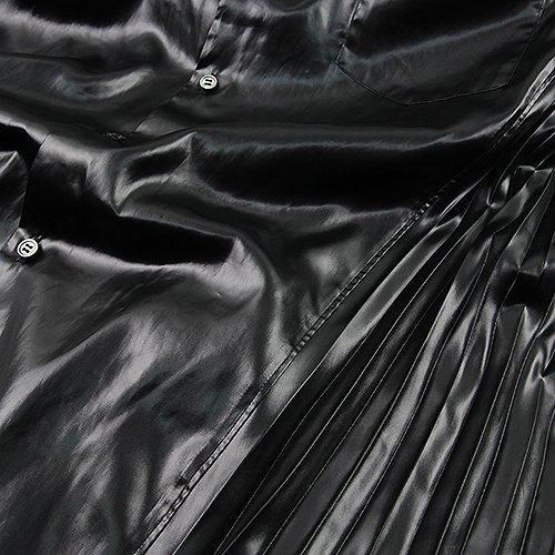 JUNYA WATANABE,ジュンヤワタナベ,エステルチンツサテンシャツドレス