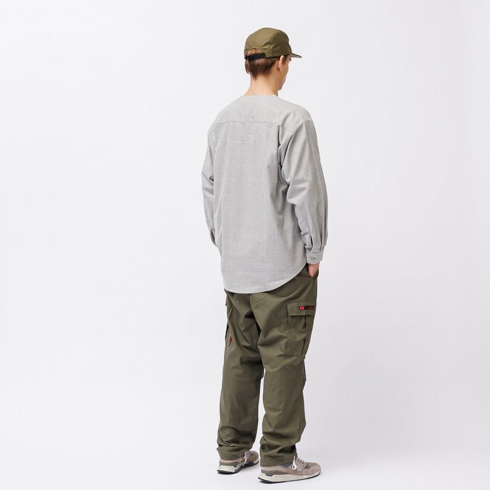 ブラック/L】WTAPS LEAGUE 02 LS COTTON TWILL