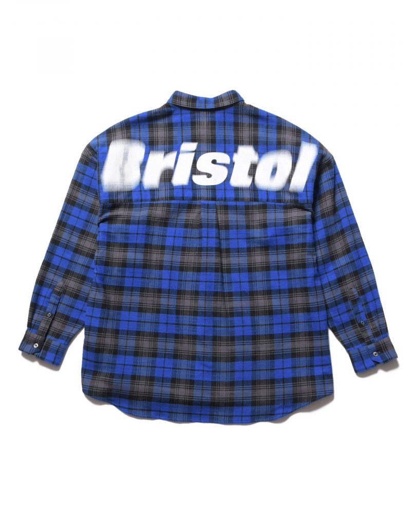 F.C.Real BristolF.C.レアルブリストルFLANNEL BIG LOGO BAGGY SHIRT 02 - AT WORK PLUS  + MEN'S & LADY'S SELECT SHOP