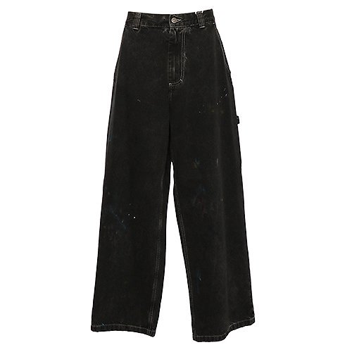 Maison Margiela メゾンマルジェラ Black Paint Jeans 12