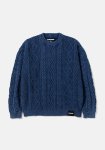 NEIGHBORHOOD<br>ͥСեå<br>WASHED CREWNECK CABLE SWEATER 02