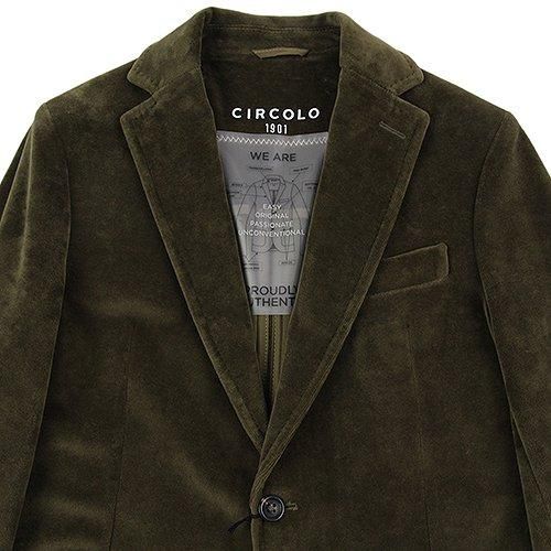 CIRCOLO 1901 チルコロ1901 ベルベットJKT