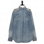 <img class='new_mark_img1' src='https://img.shop-pro.jp/img/new/icons1.gif' style='border:none;display:inline;margin:0px;padding:0px;width:auto;' />KAMIYA<br>ߥ<br>Distressed Denim Western Shirt 12