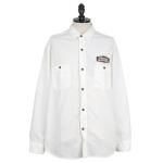 STANDARD CALIFORNIA<br>ɥե˥<br>SD Stadium Logo Patch Chambray Shirt 05