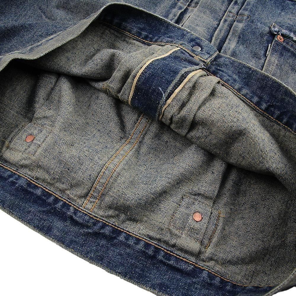 New Manual rollin別注 T-BACK DENIM JACKET New Manual ニューマニュアル #001 T-BACK DENIM JACKET rollin