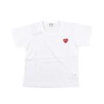 <img class='new_mark_img1' src='https://img.shop-pro.jp/img/new/icons1.gif' style='border:none;display:inline;margin:0px;padding:0px;width:auto;' />PLAY COMME des GARCONS<br>ץ쥤 ǥ륽<br>KIDS One Point Heart T-Shirt 12