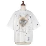 <img class='new_mark_img1' src='https://img.shop-pro.jp/img/new/icons1.gif' style='border:none;display:inline;margin:0px;padding:0px;width:auto;' />Maison MIHARA YASUHIRO<br>᥾ ߥϥ䥹ҥ<br>Cat Printed Embellished Distressed T-Shirt(W) 04
