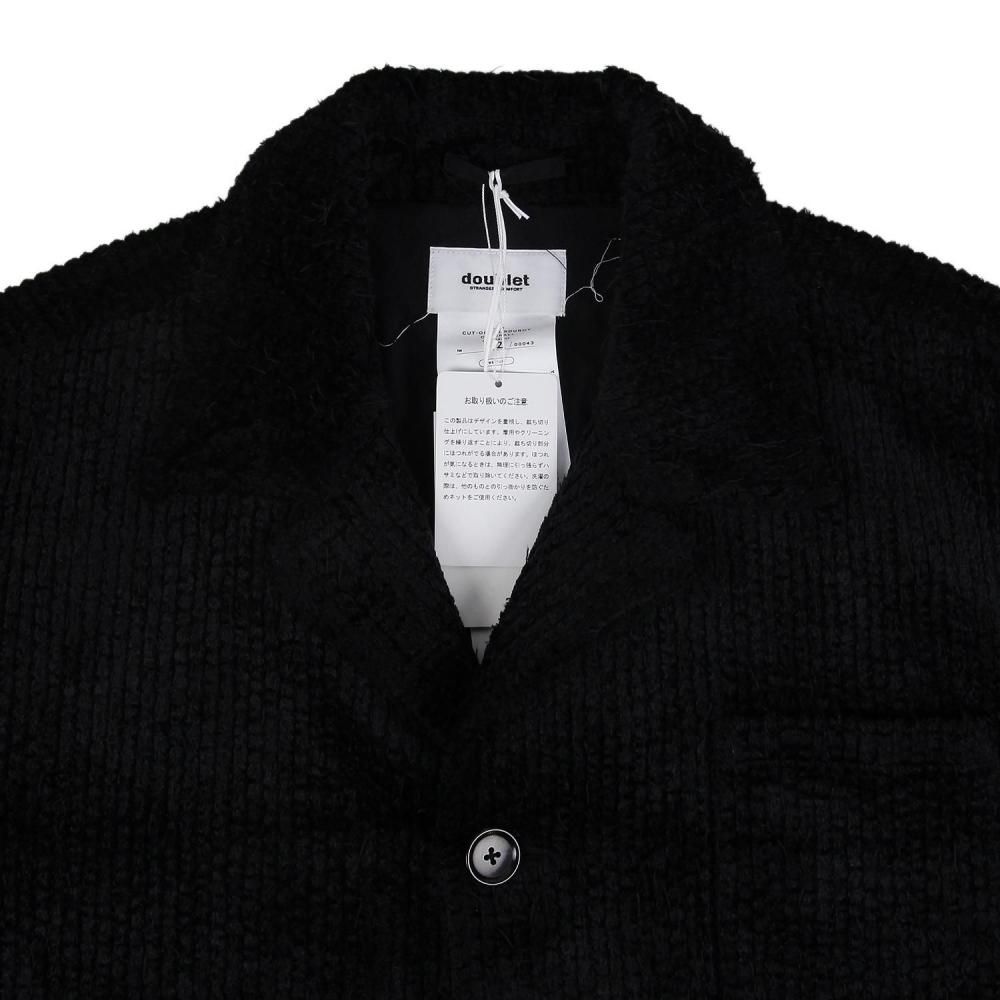doublet CUT OFF CORDUROY BLOUSON ブラック doublet ダブレット CUT-OFF CORDUROY COVERALL 12