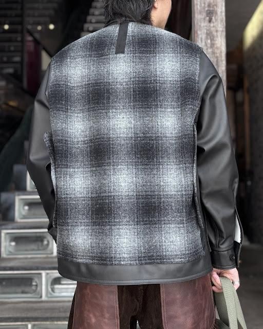 JUNYA WATANABE MAN ジュンヤワタナベマン 綿オックス×ウール