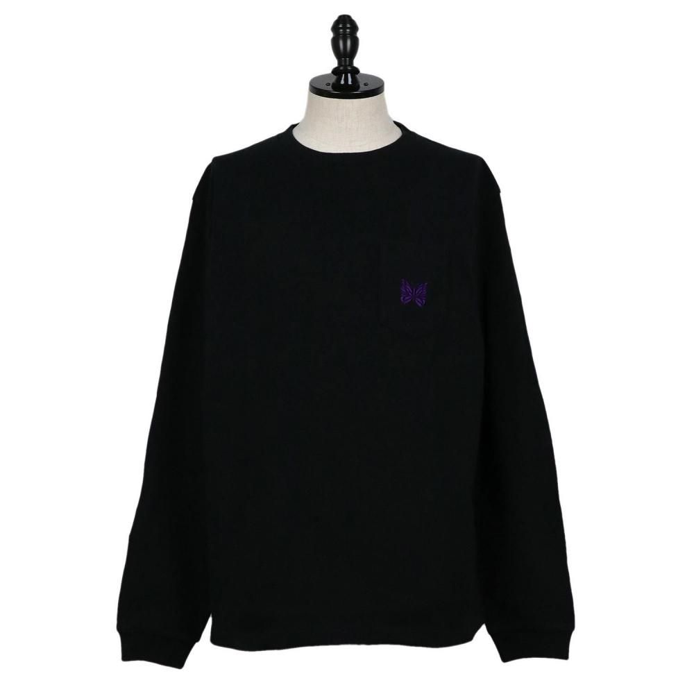 L/S Pocket Tee （NEEDLES） ブラック L NEEDLES ニードルズ L/S Pocket Tee - Cotton Jersey 12