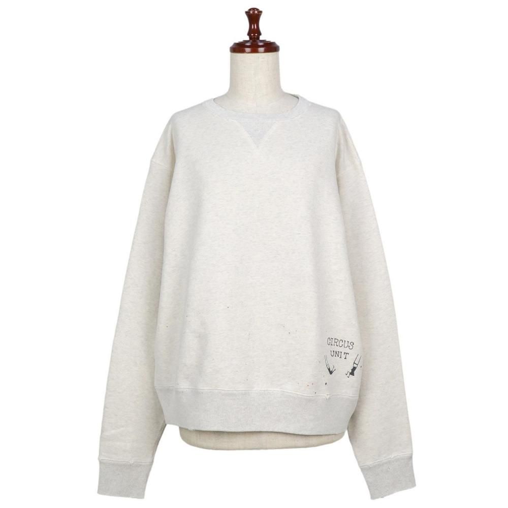 トップス chimala TOP GRAY VINTAGE CREW SWEAT chimala TOP GRAY VINTAGE CREW SWEAT