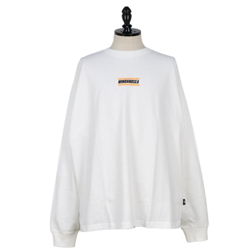 WIND AND SEAウィンダンシーFront Logo L/S Tee 02 - AT WORK