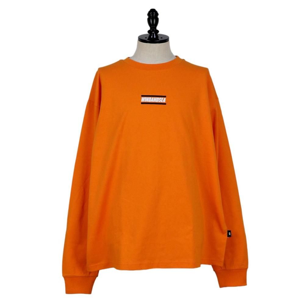 WIND AND SEAウィンダンシーFront Logo L/S Tee 02 - AT WORK